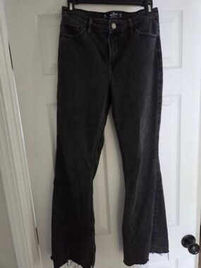 Hollister Black High-Rise Flare Jeans